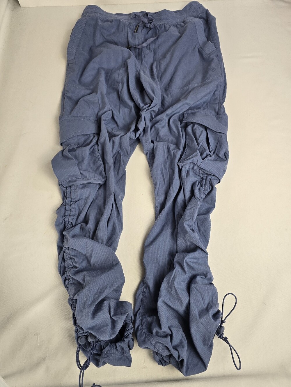 Lululemon Pants Blue Dance Studio Cargo Pants Mid-Rise Relaxed Fit Rucched Legs
